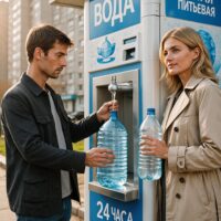 Выгодно ли ставить автоматы для воды в розлив: анализ рынка и риски люди у автомата по продаже воды в розлив